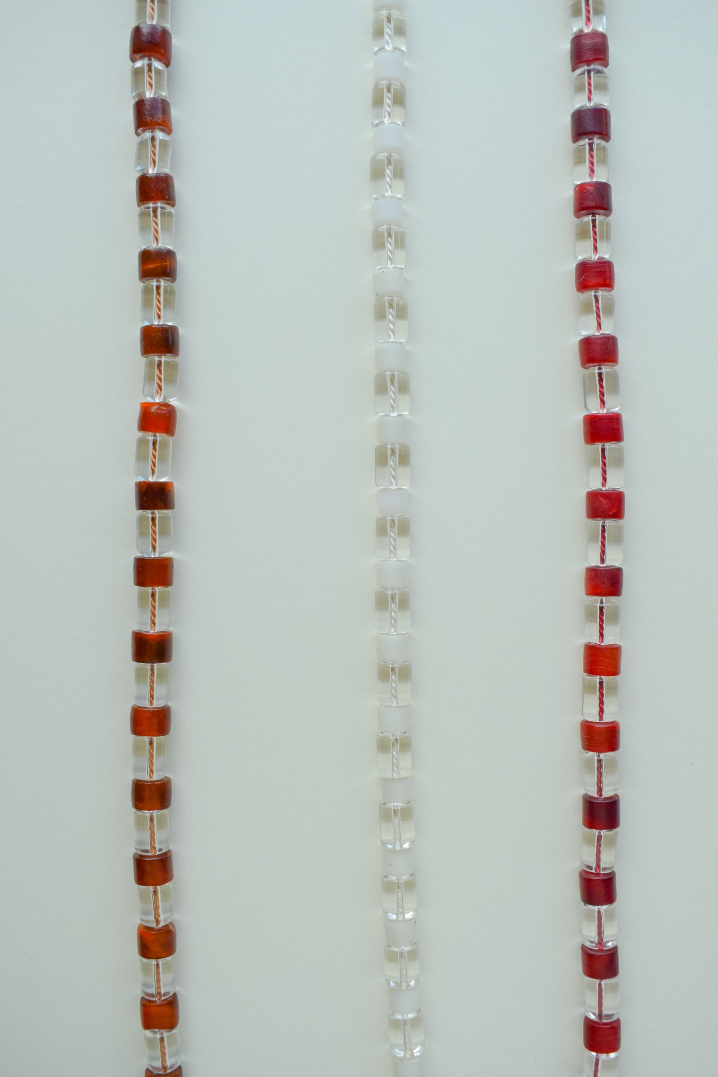 Lucky Red Stripe Necklace