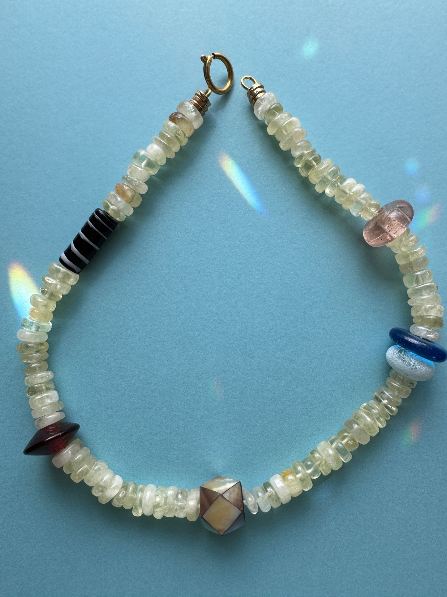 Curio Necklace in Lemon Quartz