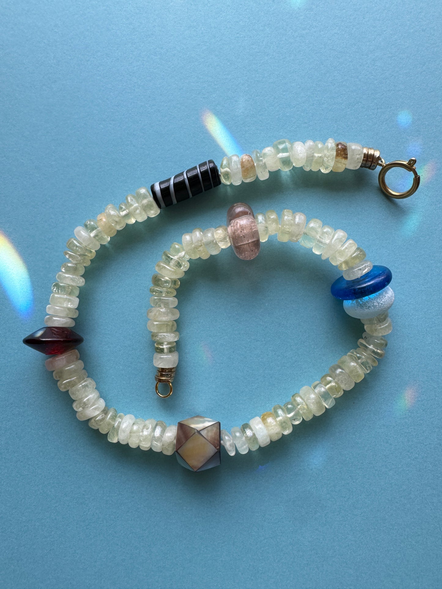 Curio Necklace in Lemon Quartz