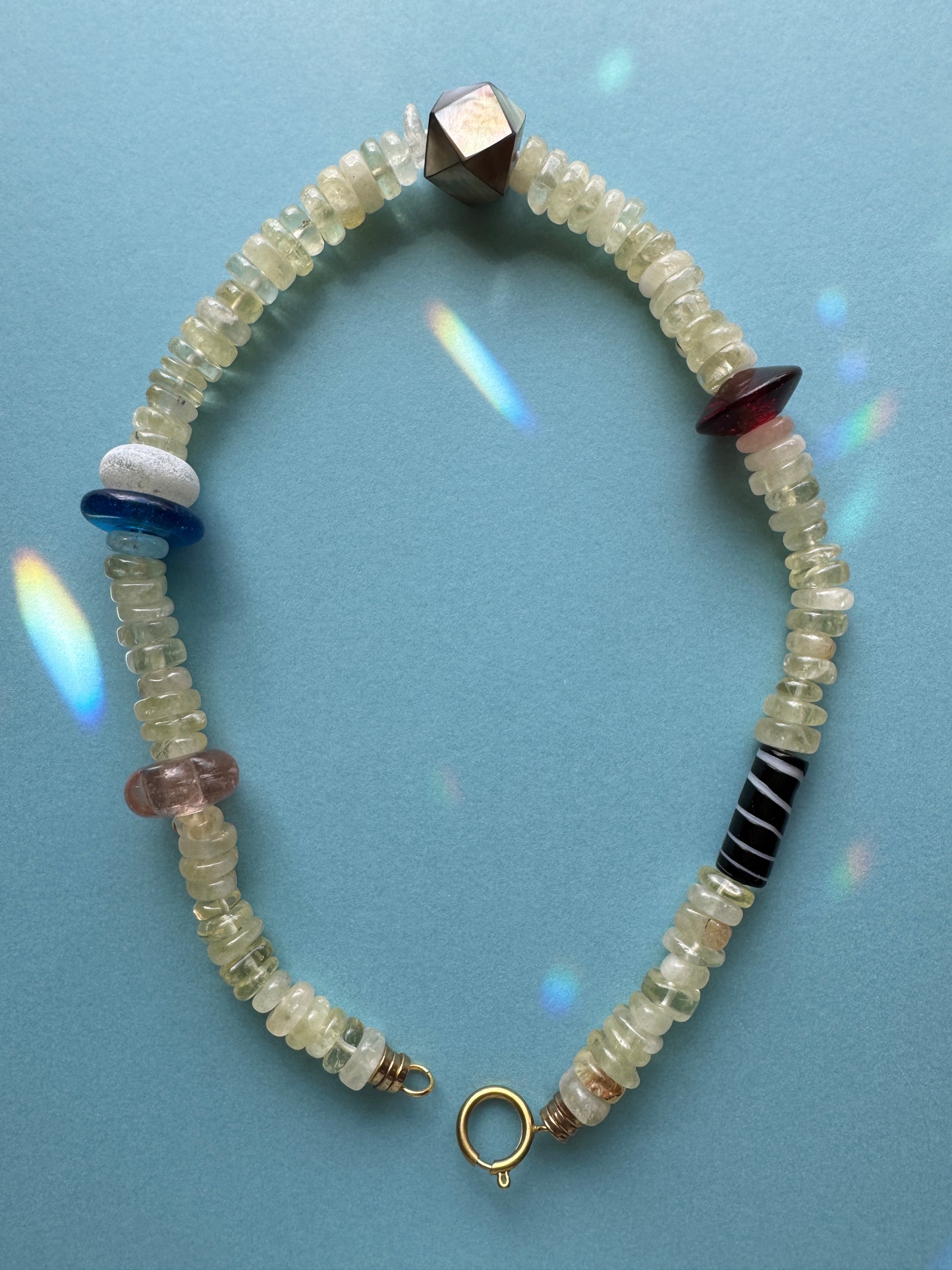 Curio Necklace in Lemon Quartz